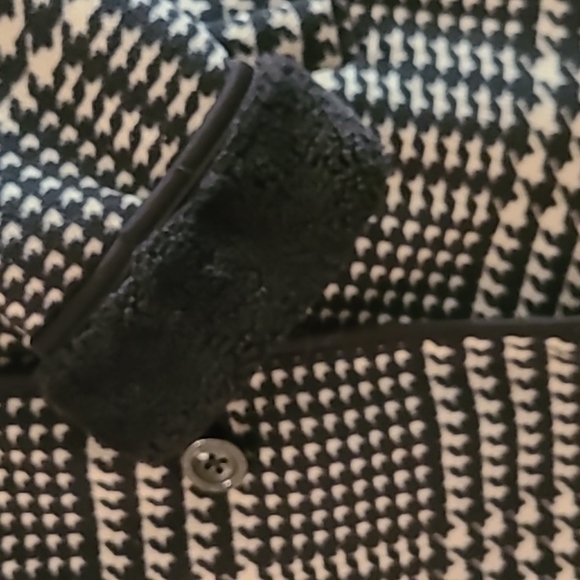 Ike behar coat blk and white hounds tooth size med - Picture 5 of 10